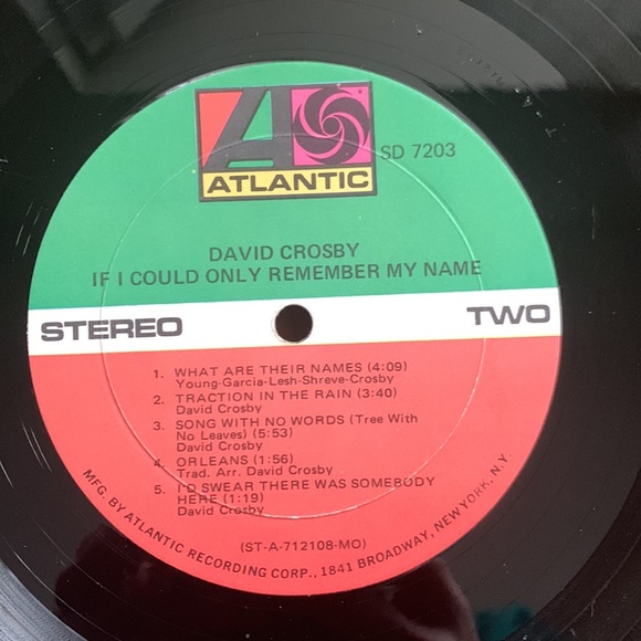 David Crosby If I Could Only Remember My Name 1971 - Picture 12 of 15